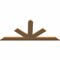 Ekena Millwork Saratoga Timber Gable Bracket, Western Red Cedar, 72"W x 33"H x 1 1/2"D x 5 1/2"F, 11/12 Pitch GBW072X33X0206SAR00SWR - alternate 2